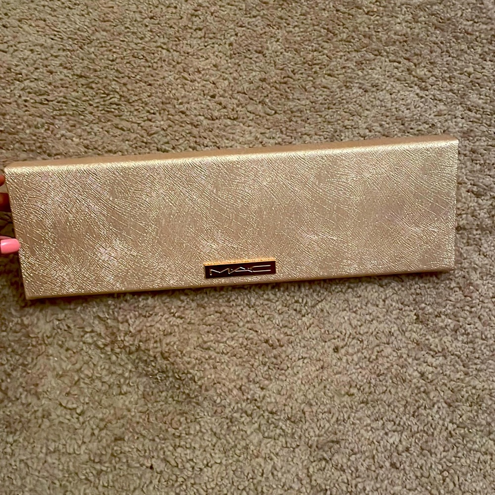 MAC (gold) makeup holder